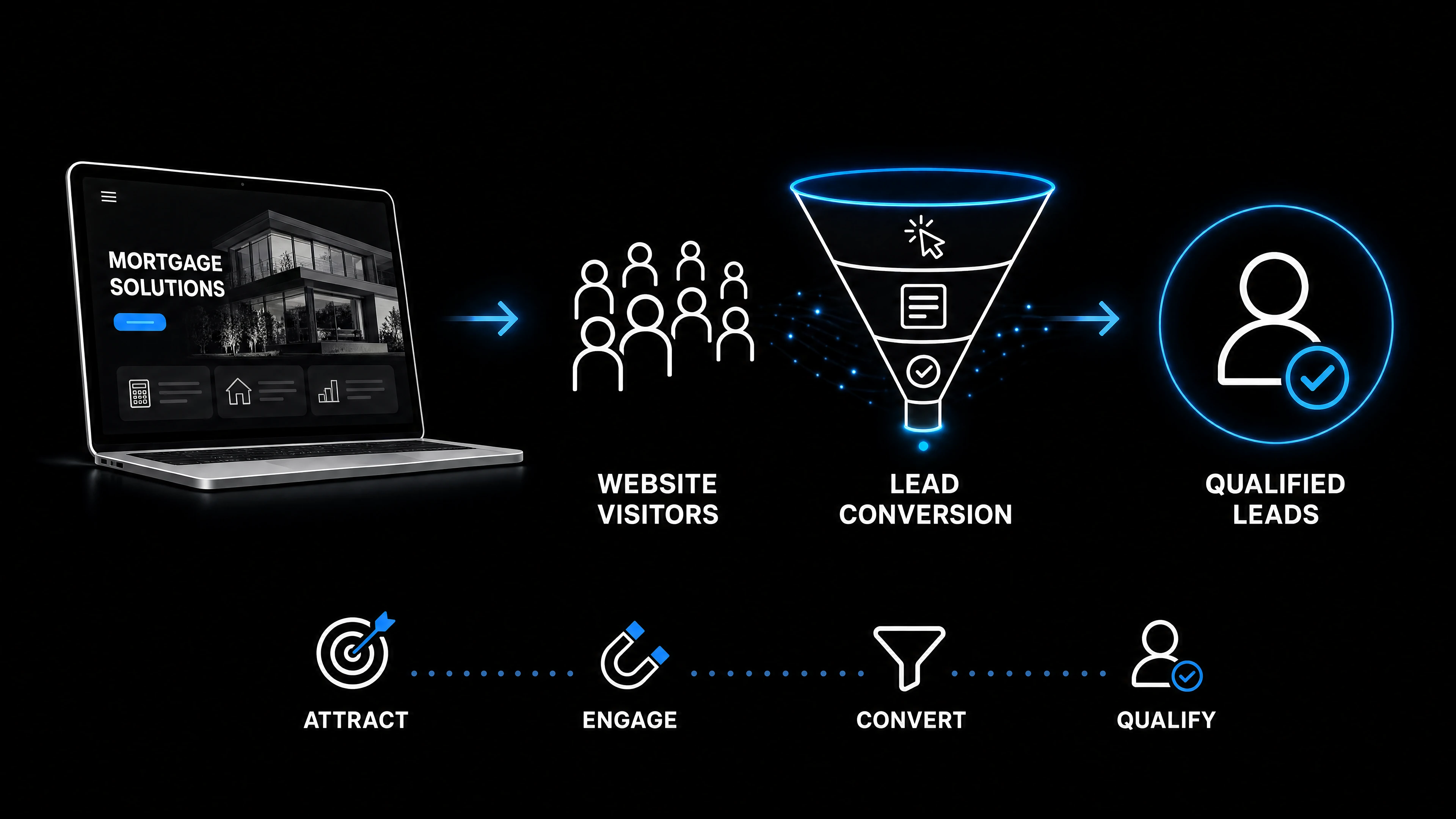 Mortgage broker website optimized for SEO, conversion optimization, Local SEO, and qualified mortgage lead generation